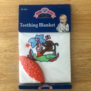 Baby King vintage teething blanket New in pkg